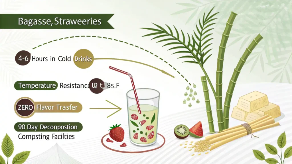 Sugarcane Straws Science Infographic