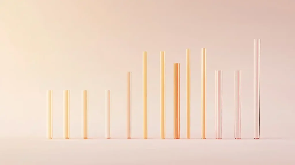 Comparison of different long straws for bubble tea.