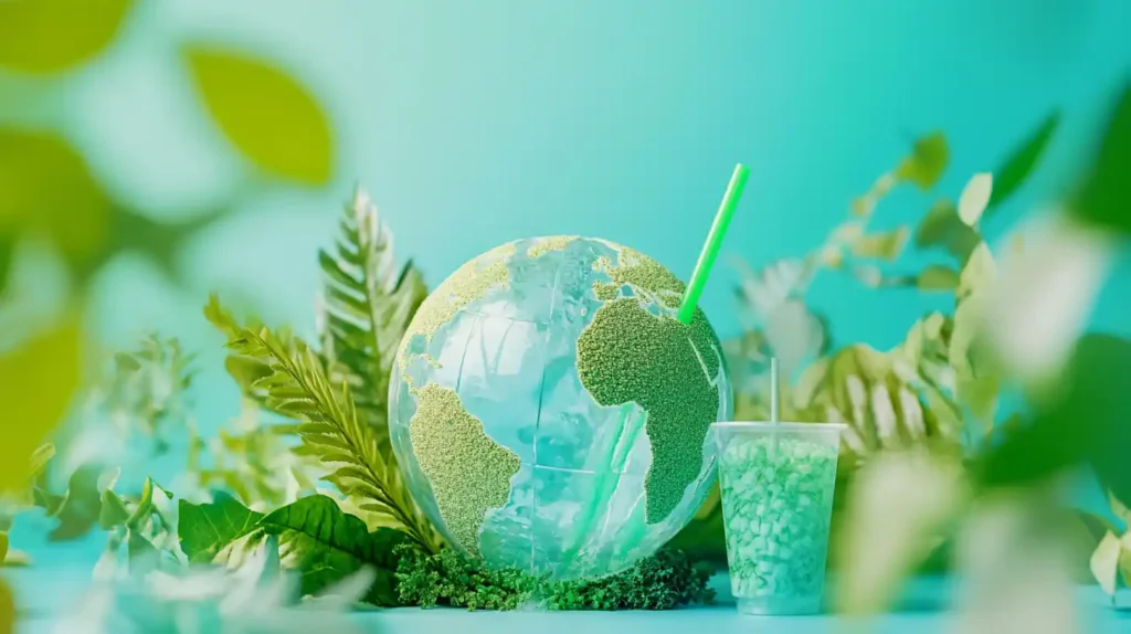 Symbolic image representing global sustainability efforts