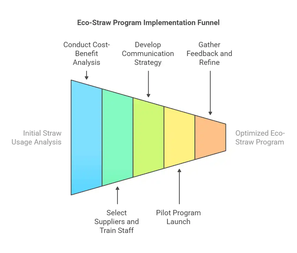 Eco Straw Program Implementation Funnel