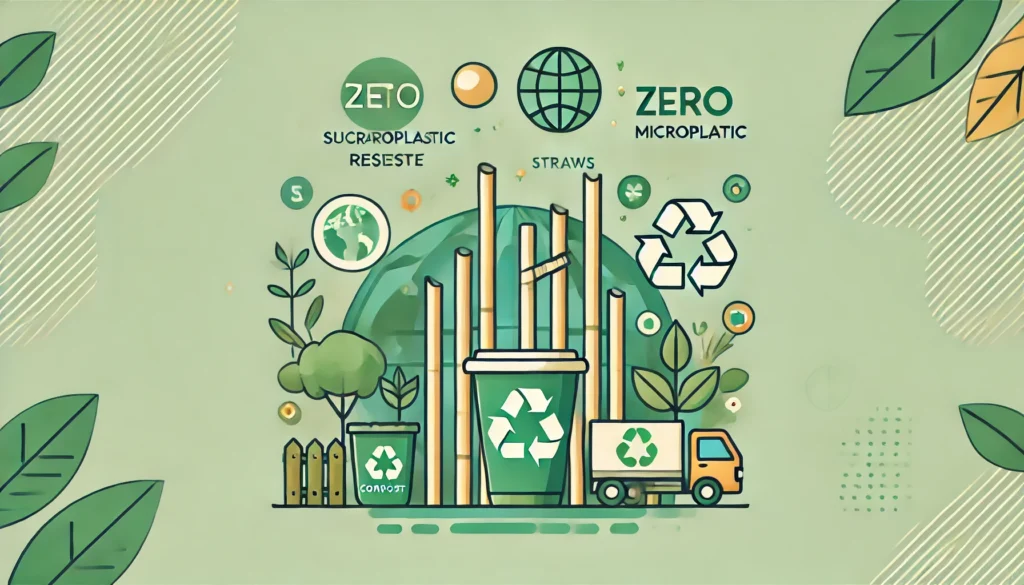 Environmental impact of sugarcane straws