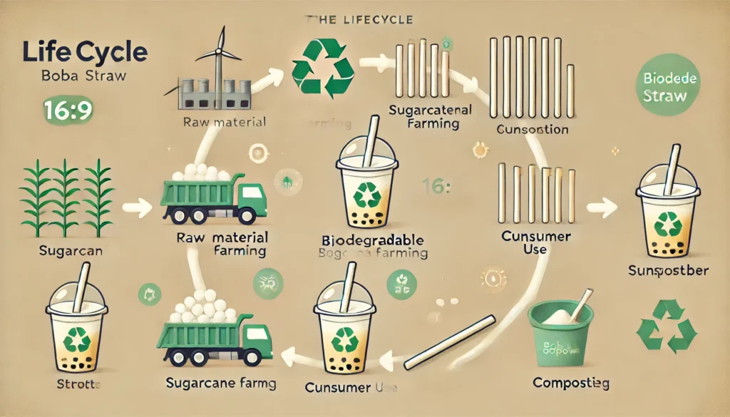 biodegradable boba straws