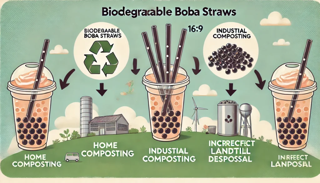 biodegradable boba straws