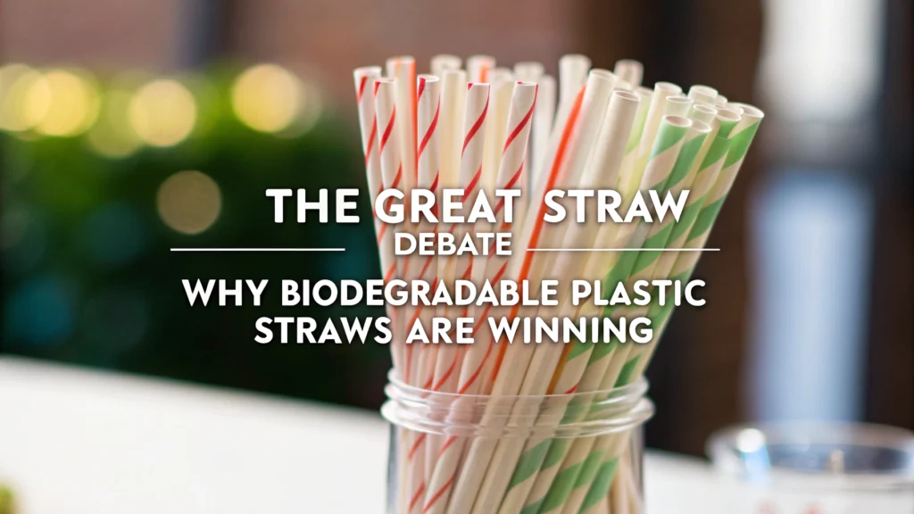 Feature Image: Biodegradable Plastic Straws