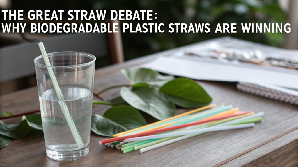 Image 3: Biodegradable Plastic Straws and the Environment