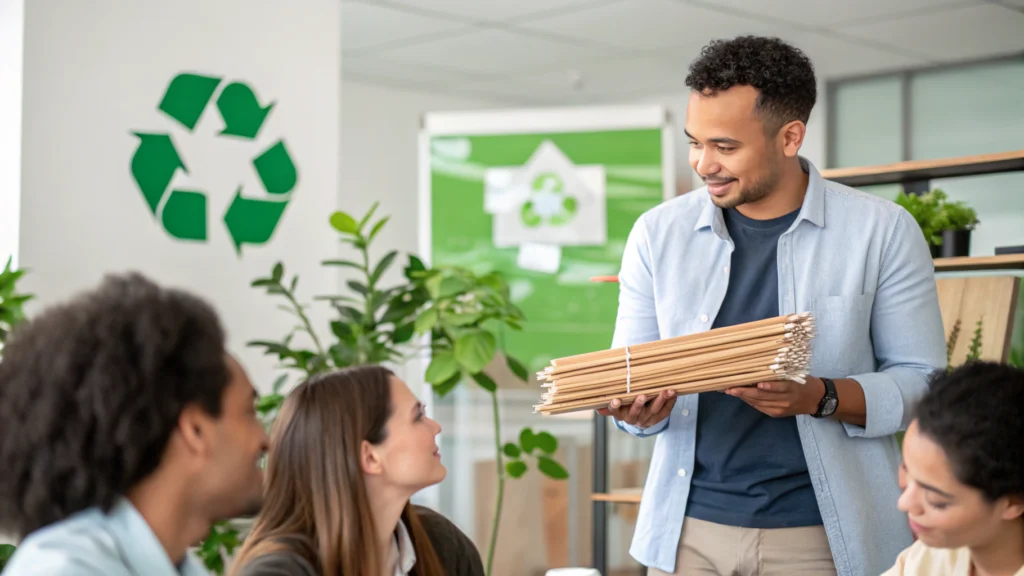 Eco-friendly straws with alcoholic beverages