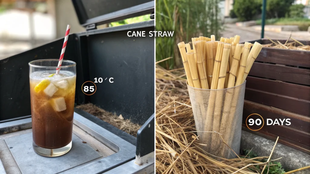 Natural Sugarcane Straws