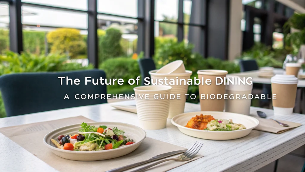 Eco-friendly dining with biodegradable tableware guide