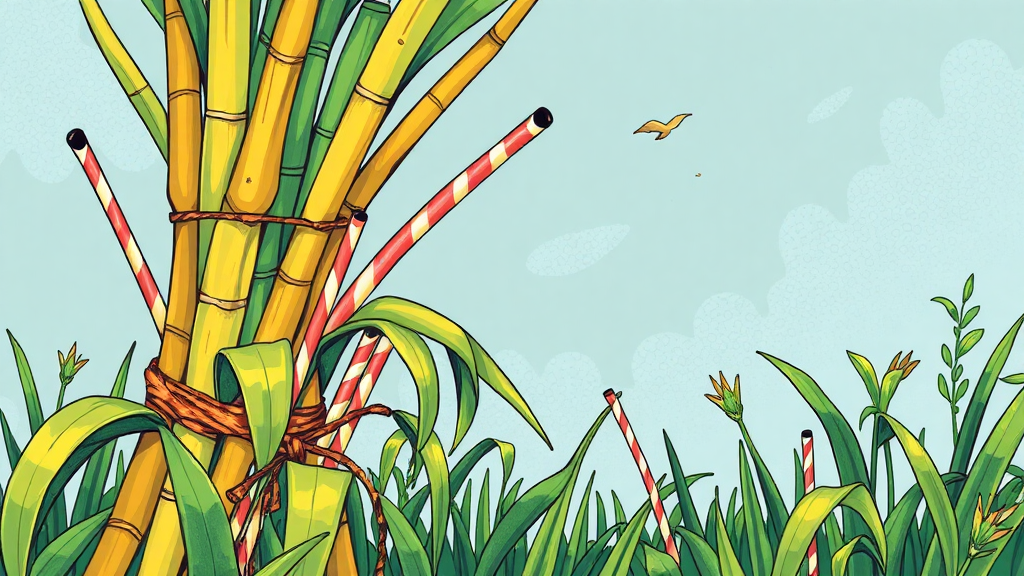 Image of sugarcane cultivation and processing