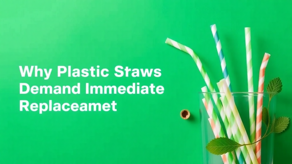 Colorful straws in glass on green background