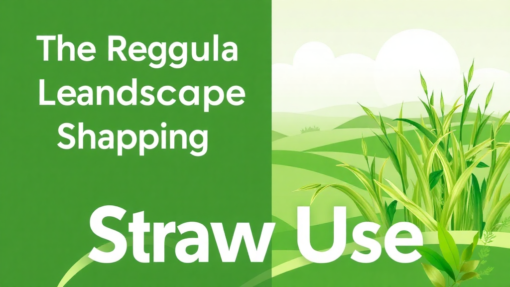 Landscape shaping with sustainable straw use