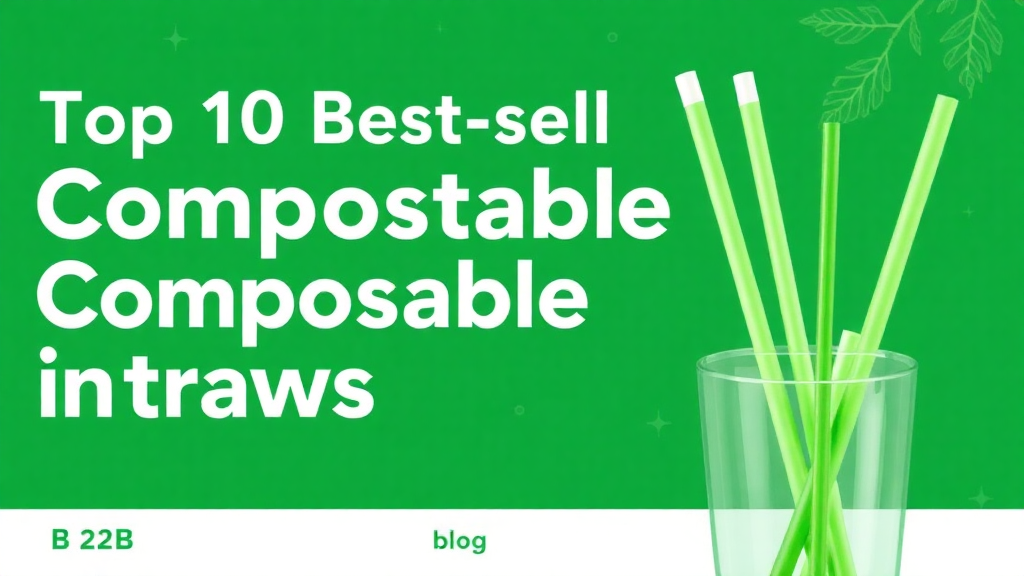 Top 10 compostable straws in glass.