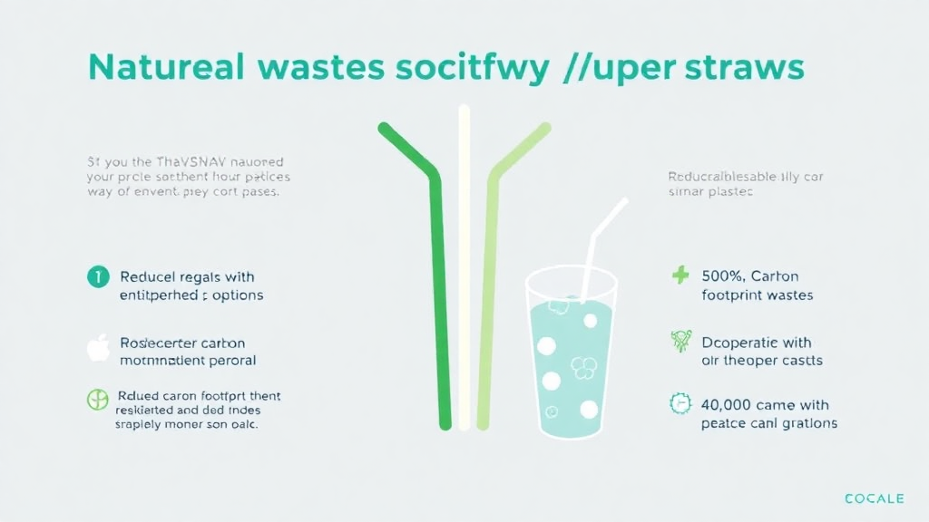 Durable sugarcane fiber straws in use