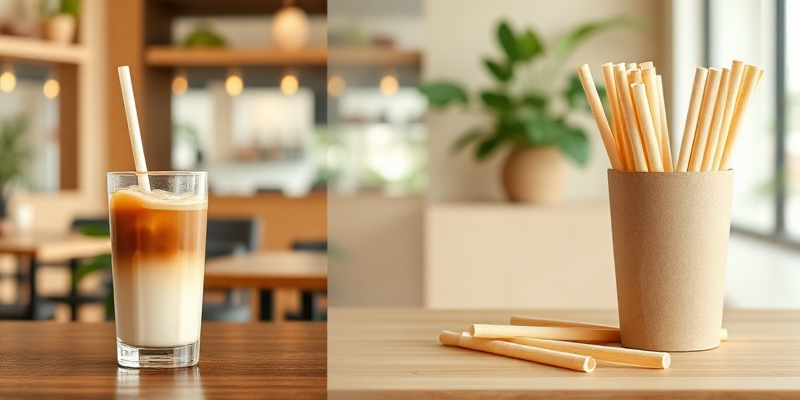 Eco-Friendly Compostable Straws for Healthcare Facilities - Sugarcane Straws in Commercial Use