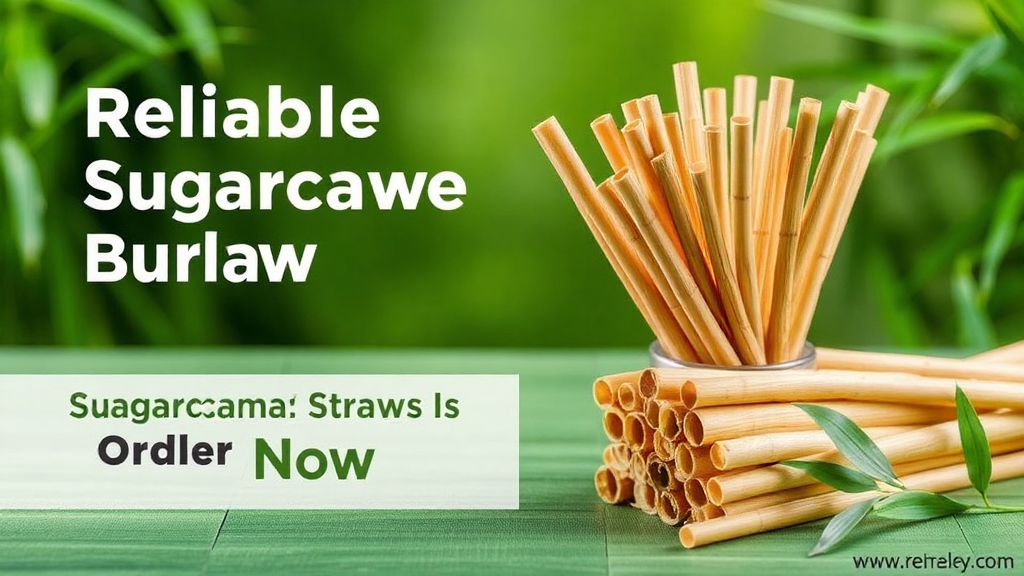 Reliable Sugarcane Straws Bulk for Cafes | Order Now banner