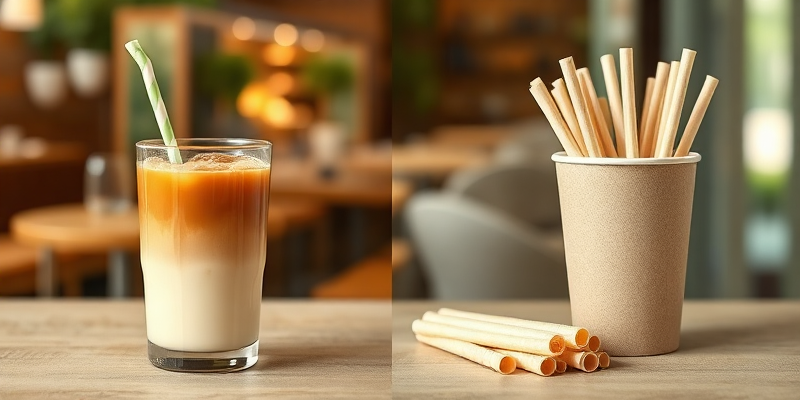 Eco-Friendly Sugarcane Straws: Sustainable Choice for Businesses - Sugarcane Straws in Commercial Use