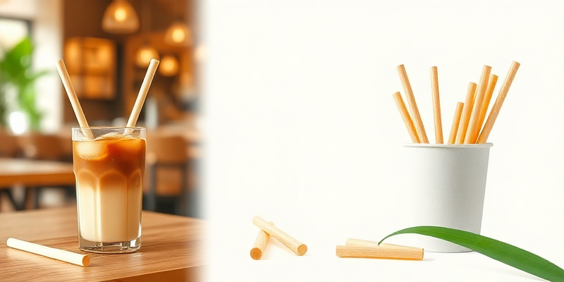Eco-Friendly Sugarcane Straws: Sustainable Choice for Businesses - Sugarcane Straws in Commercial Use
