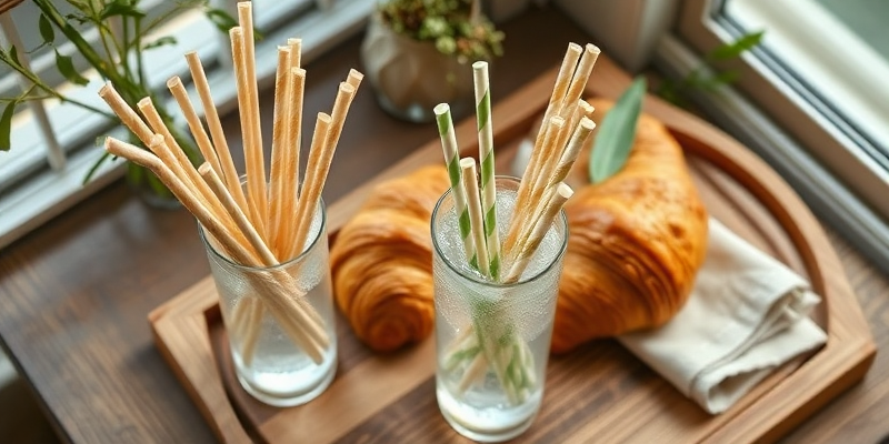 Wholesale Sugarcane Straws: FDA Certified & Compostable - Close-Up of Home Compostable Straw Texture