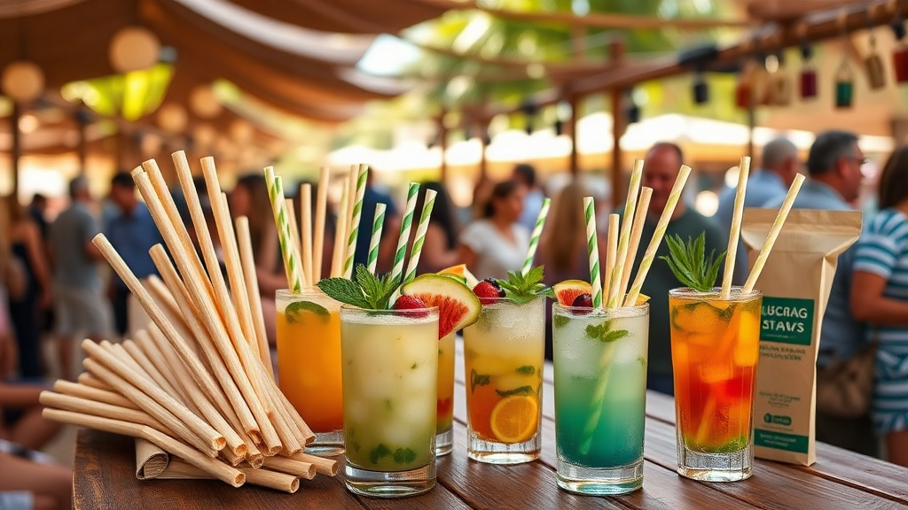 Wholesale Sugarcane Straws: FDA Certified & Compostable - Premium Eco-Friendly Sugarcane Straws