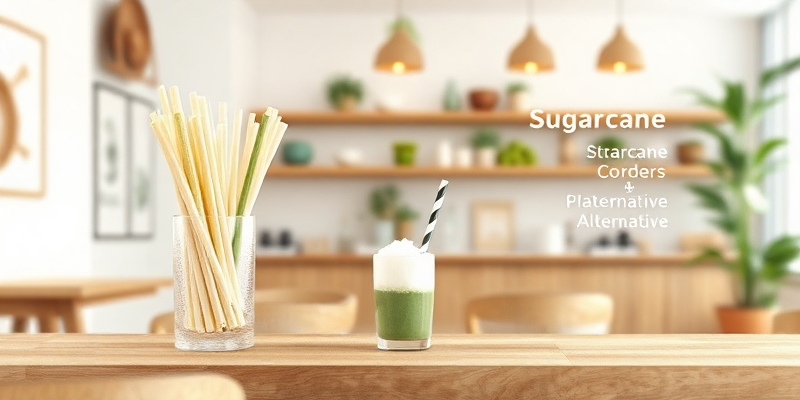 Eco-friendly Sustainable Sugarcane Straws in url context